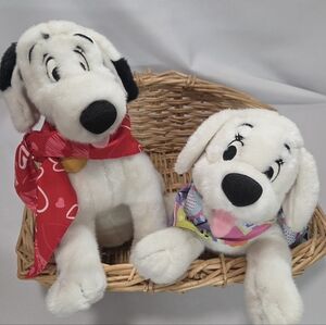 Disney Plush Dog Duo: "DIPSTICK" & "ODDBALL"